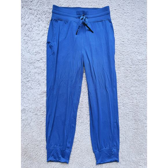 Lululemon Ready to Rulu High-Rise Cropped Jogger Pants Mineral Blue 2 Lounge - Picture 3 of 6